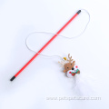 new arrival in stock Christmas cat teaser toy